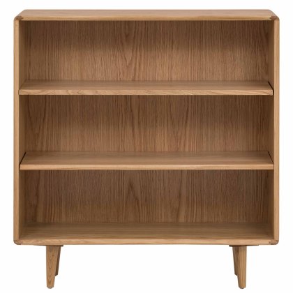 Jenson Low Bookcase Light Oak Jenson Low Bookcase Light Oak