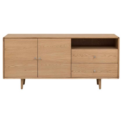 Jenson Wide 2 Door Sideboard Light Oak Jenson Wide 2 Door Sideboard Light Oak