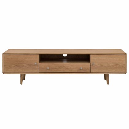 Jenson Wide TV/Entertainment Unit Light Oak Jenson Wide TV/Entertainment Unit Light Oak