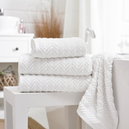 Andorra Towel White (Multiple Sizes)