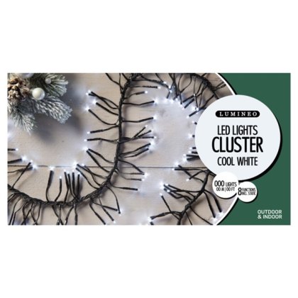 Cluster LED Lights Cool White (Multiple Sizes)