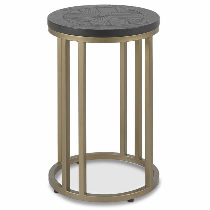 Chevron Side/Lamp Table Peppercorn Oak Chevron Side/Lamp Table Peppercorn Oak