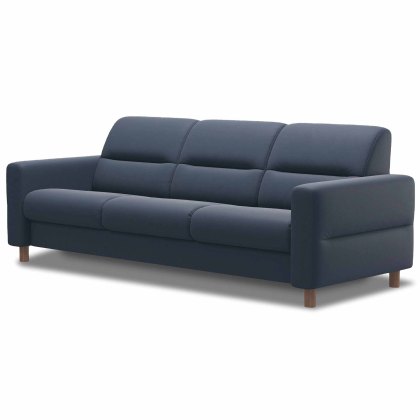 Fiona 3 Seater Sofa With Upholstered Arms Batick Leather Fiona 3 Seater Sofa With Upholstered Arms Batick Leather