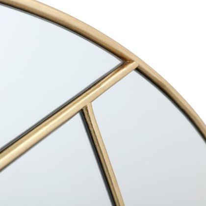 Bianca Mirror Round Gold