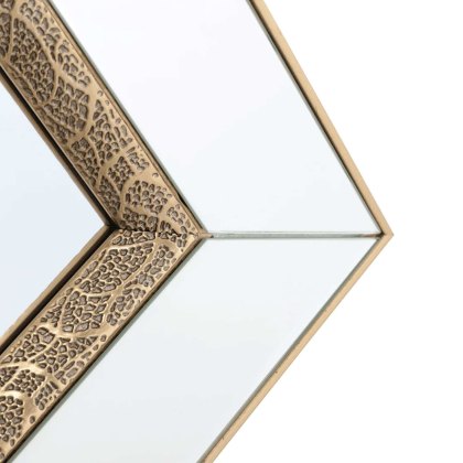 Carmen Mirror Rectangular Gold