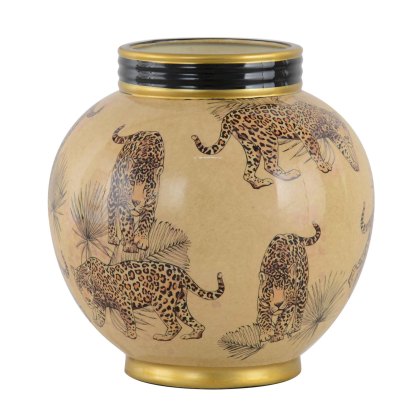 Zanzibar Vase Animal Print Gold Zanzibar Vase Animal Print Gold
