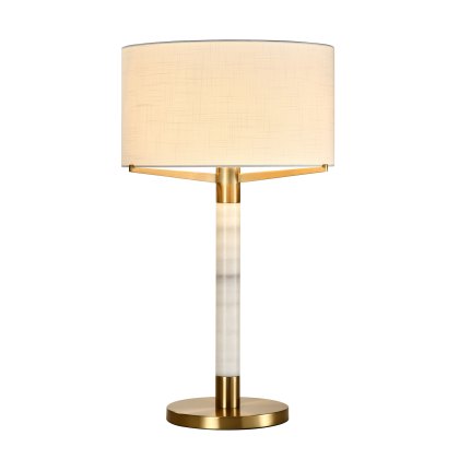Mila Table Lamp Brass With Cream Shade Mila Table Lamp Brass With Cream Shade