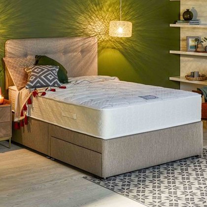 React Memory 1400 Mattress & Divan Set (Multiple Sizes)