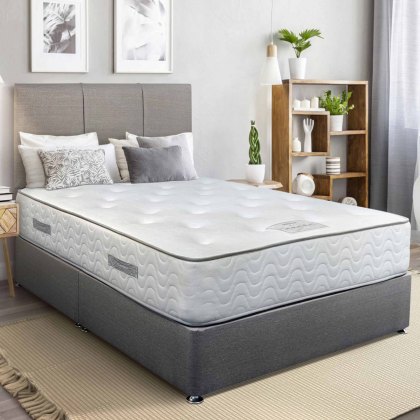 Classic Mattress & Divan Set Steel Grey (Multiple Sizes) Classic Mattress & Divan Set Steel Grey (Multiple Sizes)
