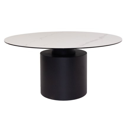 Giotto 6-8 Person Round Dining Table White Giotto 6-8 Person Round Dining Table White