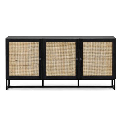 Calia 3 Door Sideboard Black Calia 3 Door Sideboard Black