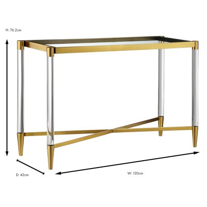 Marissa Console Table Gold