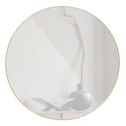 Doutzen Wall Round Mirror Gold (Multiple Sizes)