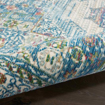 Ankara Global 17 Rug Ivory & Light Blue (Multiple Sizes)