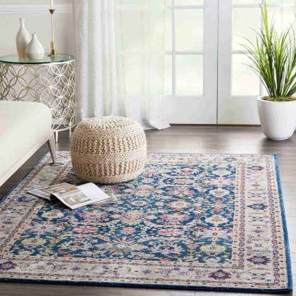 Ankara Global 13 Rug Navy & Multicoloured (Multiple Sizes)