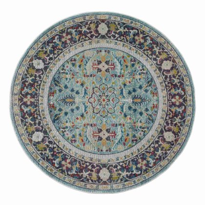 Ankara Global 14 Rug Teal & Multicoloured (Multiple Sizes)