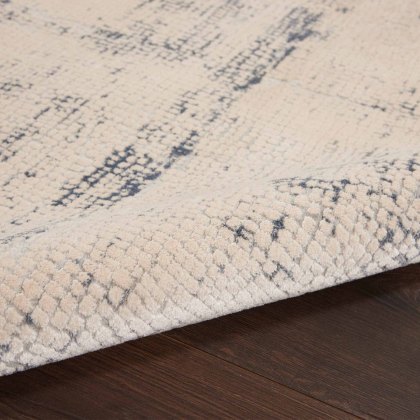 Rustic Textures 06 Rug Ivory & Blue (Multiple Sizes)