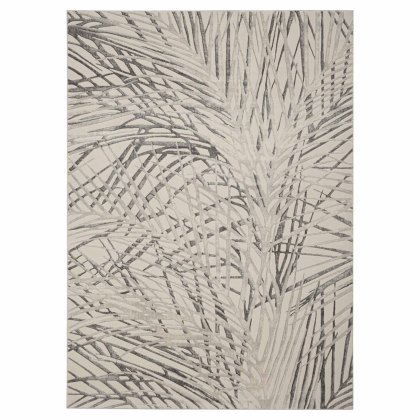 Rustic Textures 17 Rug Ivory & Grey (Multiple Sizes)