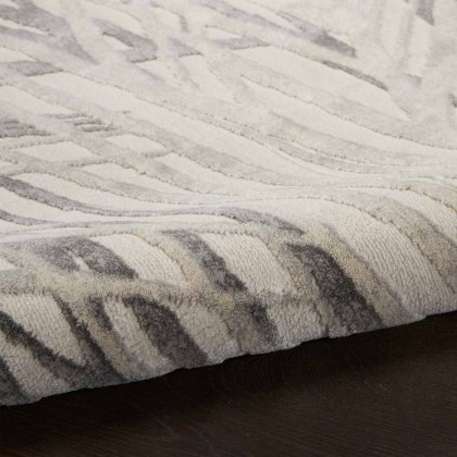 Rustic Textures 17 Rug Ivory & Grey (Multiple Sizes)