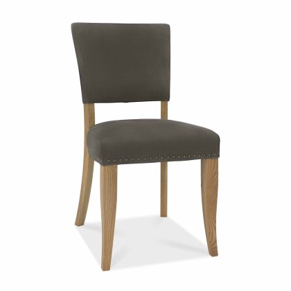 Khan Dining Chair Fabric Grey Khan Dining Chair Fabric Grey