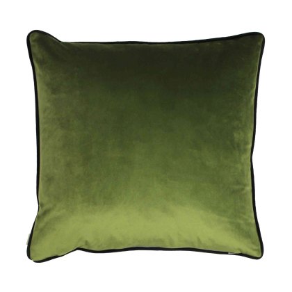 Midnight Garden Bee Cushion 43cm x 43cm Black & Green