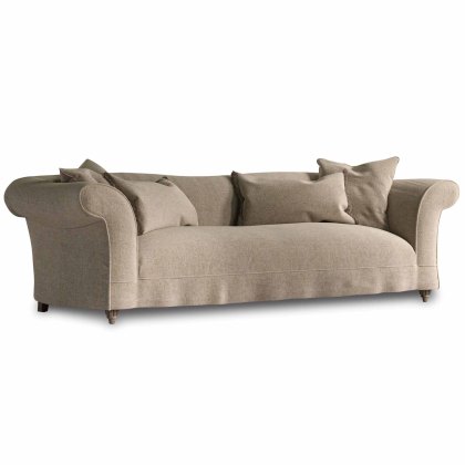 Alice 4 Seater Sofa With Removable Covers & 4 Scatter Cushions Fabric 2