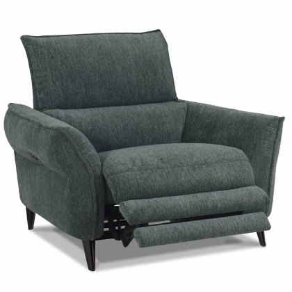 Panarea Electric Reclining Armchair With USB Port Fabric Panarea Electric Reclining Armchair With USB Port Fabric