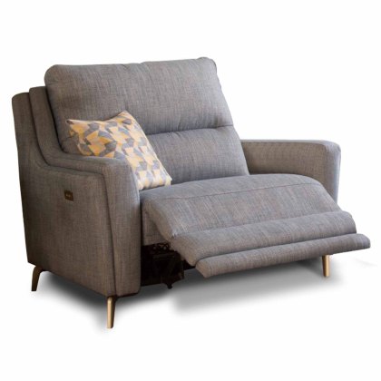 Portland Electric Reclining Armchair With USB Port Fabric A Portland Electric Reclining Armchair With USB Port Fabric A