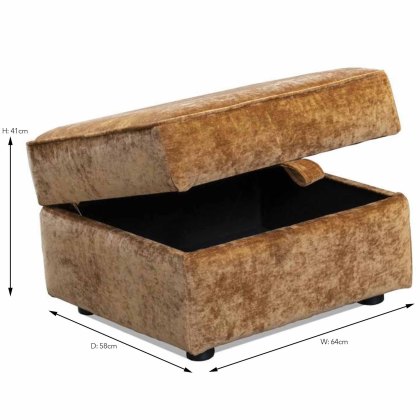 Granville Storage Footstool Fabric B