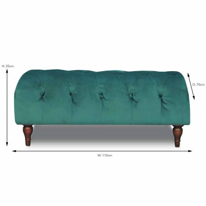 Ambora Large Footstool Fabric 20