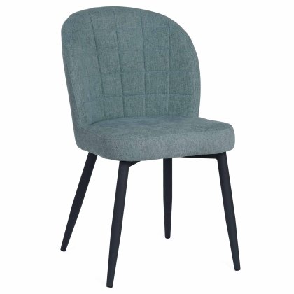 Clio Dining Chair Fabric Green Clio Dining Chair Fabric Green