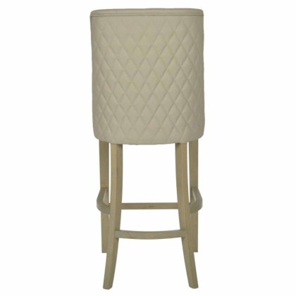 Millie Low Bar Stool Faux Leather (Multiple Colours)