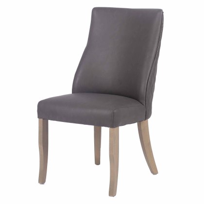 Millie Dining Chair Faux Leather Brown Millie Dining Chair Faux Leather Brown