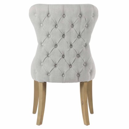 Guia Button Back Dining Chair Fabric (Multiple Colours)