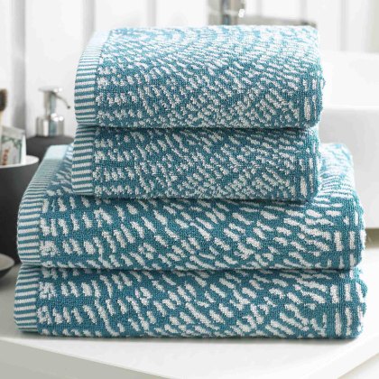 Cannes Towel Teal (Multiple Sizes)