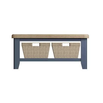 Hayley Coffee Table Midnight Blue & Oak