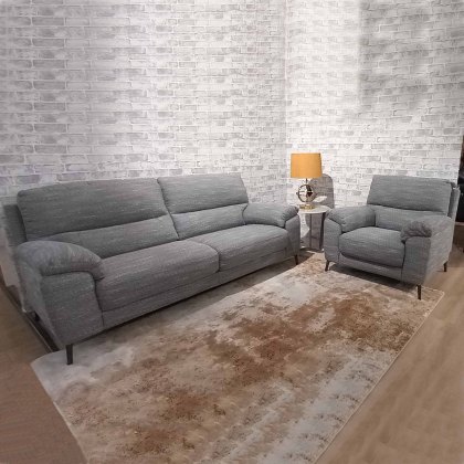 Busan Armchair Fabric F30 Grey
