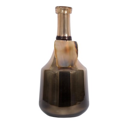 Alvar Bottle Brown & Gold Alvar Bottle Brown & Gold