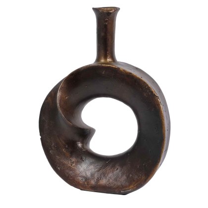 Abstract Small Vase Brown Abstract Small Vase Brown
