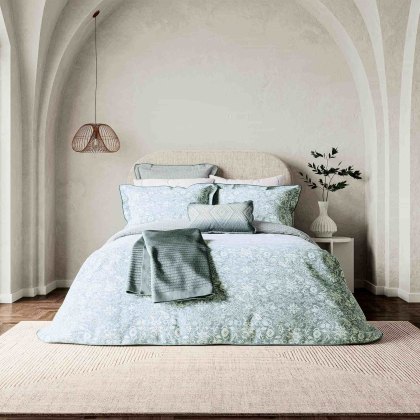 Saja Oxford Pillowcase Duck Egg