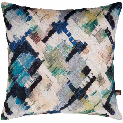 Axel Cushion 58cm x 58cm Blue/Green Axel Cushion 58cm x 58cm Blue/Green