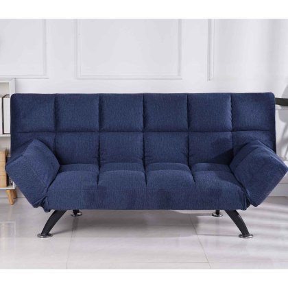 Rathlin 3 Seater Sofa Bed Fabric Denim Blue Rathlin 3 Seater Sofa Bed Fabric Denim Blue