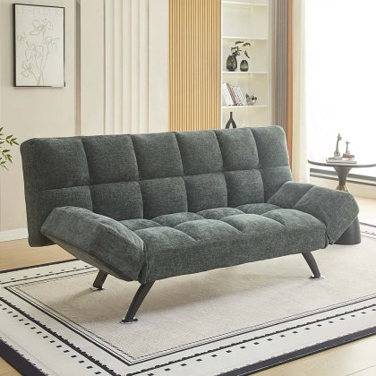 Rathlin 3 Seater Sofa Bed Fabric Winter Moss