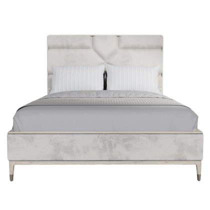 Darcy Bedstead With Fabric Headboard (Multiple Sizes & Colours)
