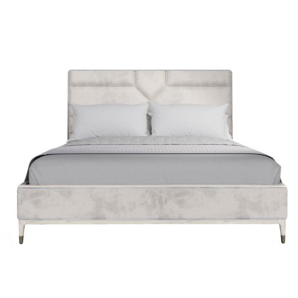 Darcy Bedstead With Fabric Headboard (Multiple Sizes & Colours)