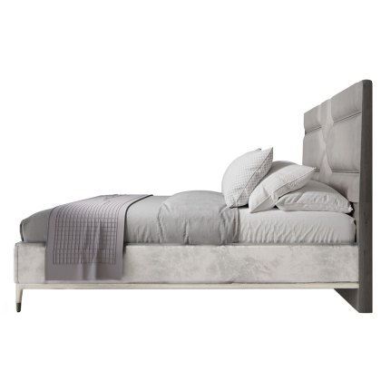 Darcy Bedstead With Fabric Headboard (Multiple Sizes & Colours)