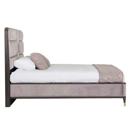 Darcy Bedstead With Fabric Headboard (Multiple Sizes & Colours)