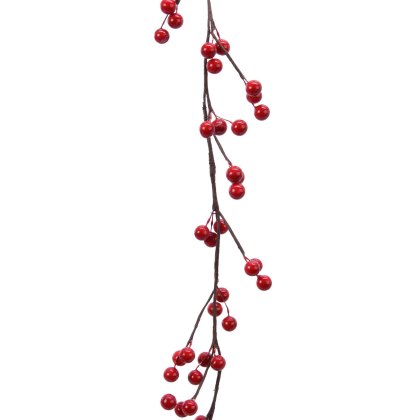 Garland With Red Berries 4.25ft/130cm Garland With Red Berries 4.25ft/130cm