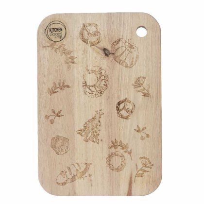 Mango Wood Chopping Board Natural 28cm