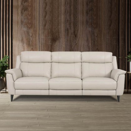 Lorenzo 2 Seater Electric Reclining Sofa Leather NW